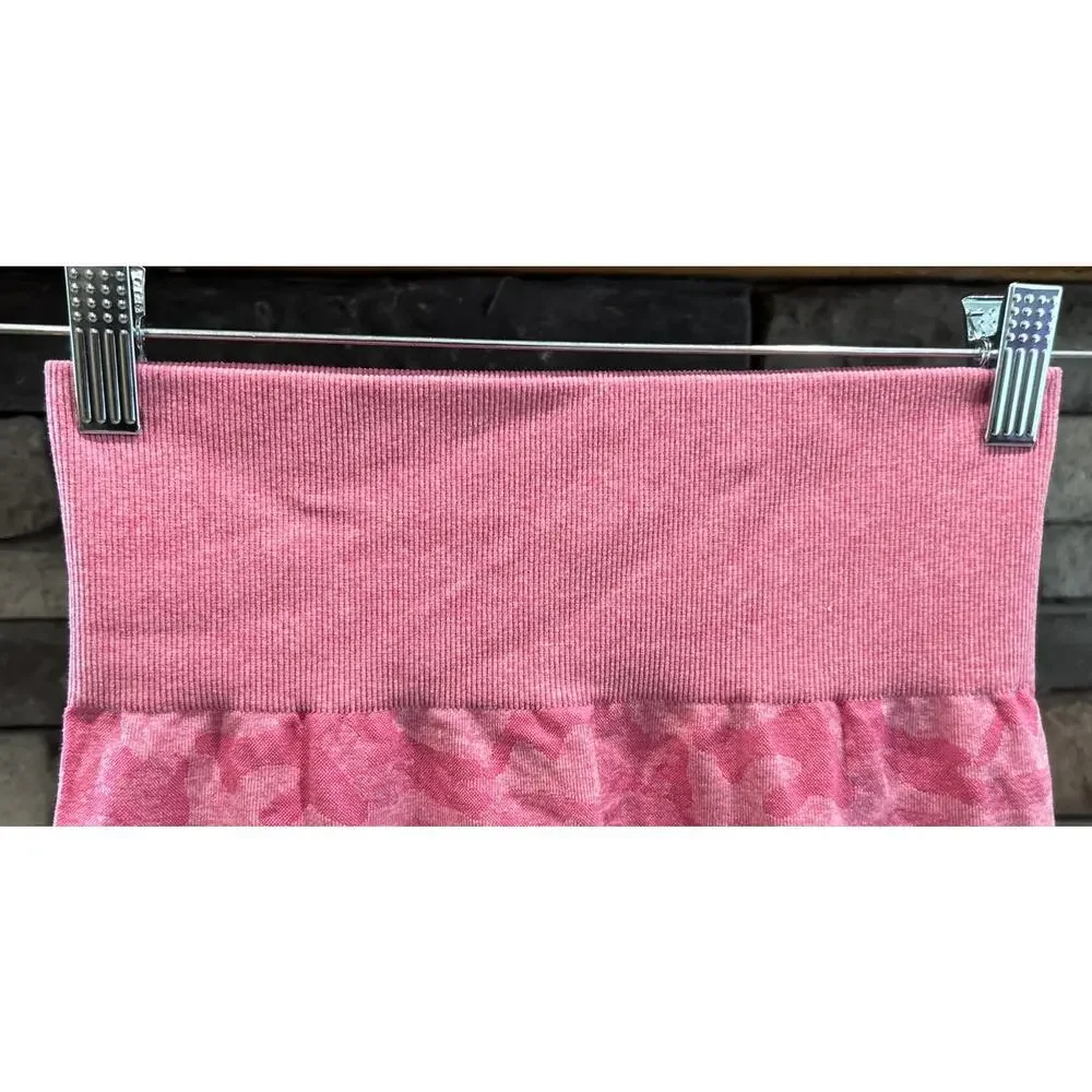 Women’s NVGTN High Waisted Pink Camo Leggings Size S *A4